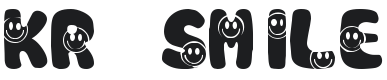 KR Smile Font Preview