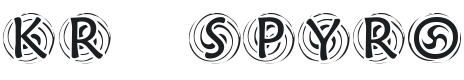 KR Spyro Font Preview
