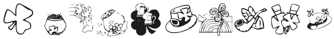 KR St Pat's 2003 Font Preview