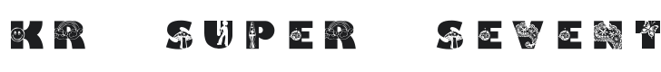 KR Super 70's Font Preview