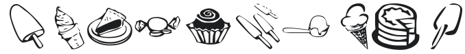 KR Sweet Tooth Font Preview