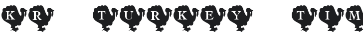 KR Turkey Time Font Preview
