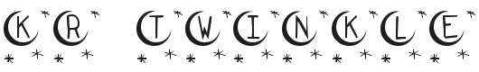 KR Twinkle Font Preview
