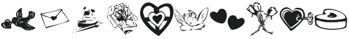 KR Valentine 2003 Font Preview