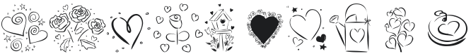 KR Valentines 2006 Font Preview