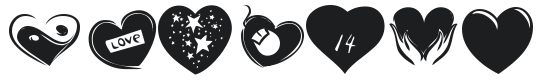 KR Valentines 2006 Six Font Preview