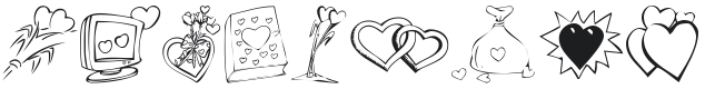 KR Valentines 2006 Ten Font Preview