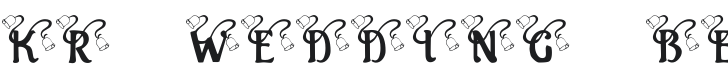 KR Wedding Bells Font Preview