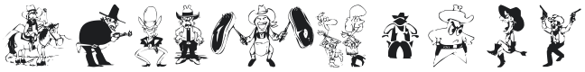KR Wild West Font Preview
