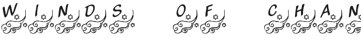 KR Winds Of Change Font Preview