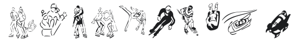 KR Winter Sports Font Preview
