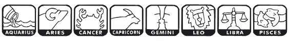 KR Zodiac Dings Font Preview
