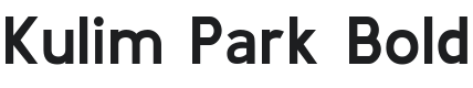 Kulim Park Bold Font Preview