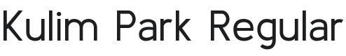 Kulim Park Font Preview