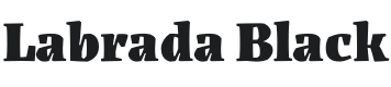 Labrada Black Font Preview