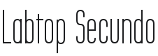 Labtop Secundo Font Preview