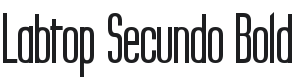 Labtop Secundo Bold Font Preview