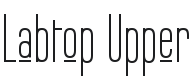 Labtop Upper Font Preview