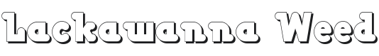 Lackawanna Weed NF Font Preview