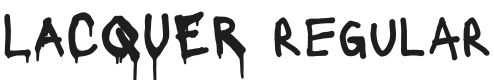 Lacquer Font Preview