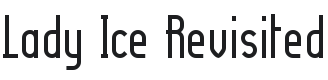 Lady Ice Revisited Font Preview