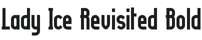 Lady Ice Revisited Bold Font Preview