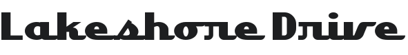 Lakeshore Drive Font Preview