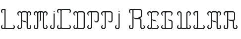 Lamicoppi Font Preview