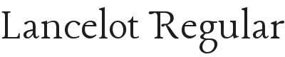 Lancelot Font Preview