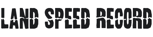 Land Speed Record Font Preview