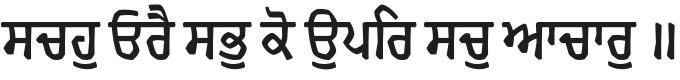 Langar Font Preview