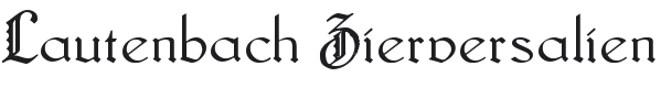 Lautenbach Zierversalien Font Preview