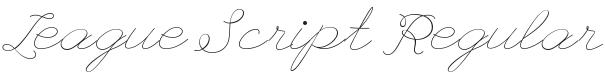 League Script Font Preview