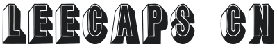 LeeCaps Cn Font Preview