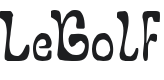 LeGolf Font Preview