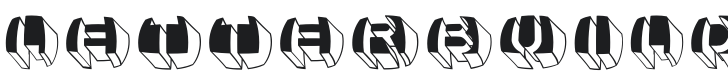 Letter Buildings Round Contrast Font Preview