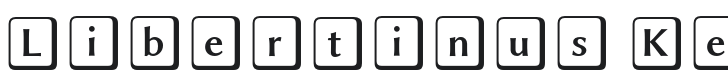 Libertinus Keyboard Font Preview