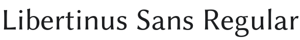 Libertinus Sans Font Preview