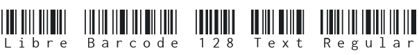 Libre Barcode Font Preview