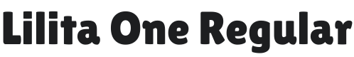 Lilita One Font Preview