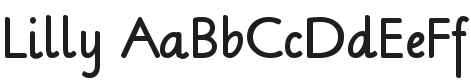 Lilly Font Preview