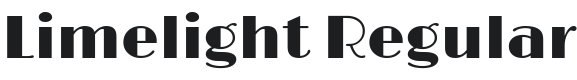 Limelight Font Preview