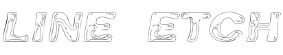 Line Etch Font Preview