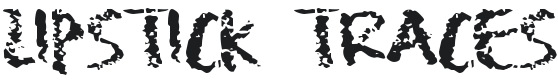 Lipstick Traces Font Preview