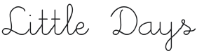 Little Days Font Preview