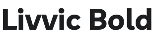 Livvic Bold Font Preview