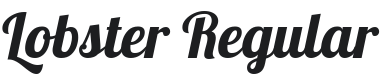 Lobster Font Preview