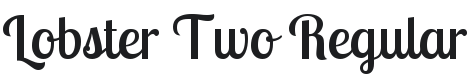 Lobster Two Font Preview