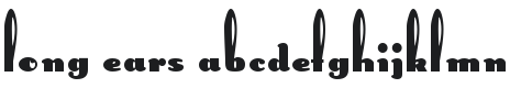 Long Ears MF Font Preview