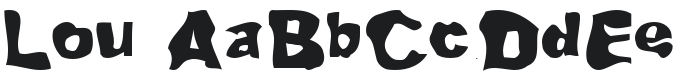 Lou Font Preview